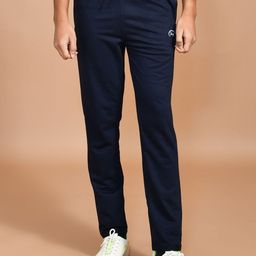 SKYKNIT Men Slim-Fit Cotton Track Pants-image-49