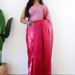 Panzora Ombre Silk Blend Ready to Wear Saree-picture-14