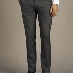 Louis Philippe Men Slim Fit Formal Trousers-picture-32