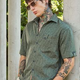 Campus Sutra Men Classic Opaque Casual Shirt-picture-38