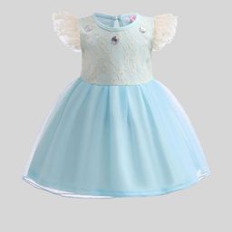 LULU & SKY Floral Cold-Shoulder Fit & Flare Dress-image-31