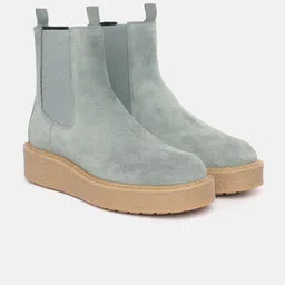 Geox Women D Elidea C Colourblocked Leather Ankle Boots-picture-55