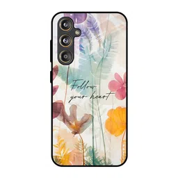 QRIOH Floral Printed Samsung Galaxy F55 5G Silicone Back Case-picture-0