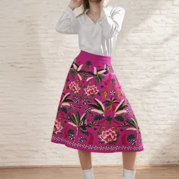 StyleCast x Revolte Women Floral Printed Mid-Rise A-Line Midi Skirt-picture-19