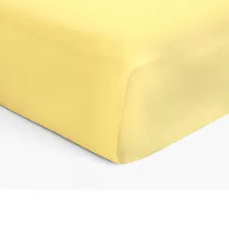 The White Cradle Yellow 120 TC Cotton Crib Bedsheet-image-19