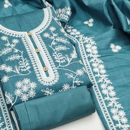 KALINI Embroidered Unstitched Dress Material-picture-44