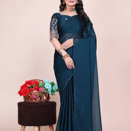 K 5 Fashion Chiffon Maheshwari Saree-image-61