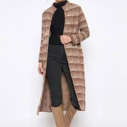 Madame Women Printed Longline Shrug-36