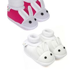 NESKA MODA Pink Cotton Booties-image-23