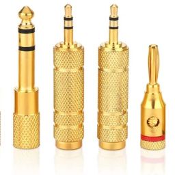 6.5mm Male To 3.5mm Female ; 3.5mm Male to 6.35mm Female 6.35MM Male to 3.5MM Female Connectors ; 6.35MM Female to 3.5MM Male-image-61