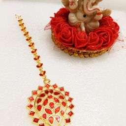 Balaji Gold Gold Plated Maang Tikka-image-73