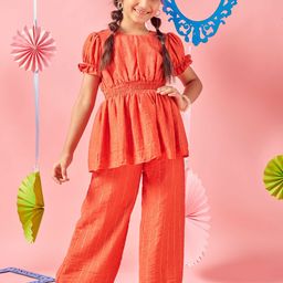 MASTARANG Girls Striped Top with Palazzos-image-58