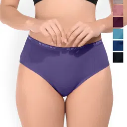 BODYMIST Pack of 6 Women Anti Bacterial Hipster Briefs-image-33
