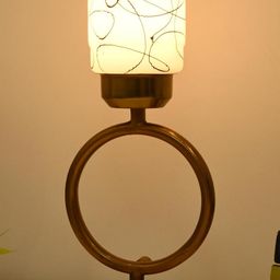 SOMIL Black Glass Cylinder Table Lamps-image-25