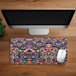ZORI Human Digital Printed Mouse Pad for Gaming Computer, Laptop (11*23inch) Non Slip Base Mousepad-picture-6