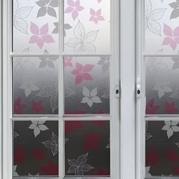 INDIAN ROYALS Grey &Pink Printed Self-Adhesive & Durable Window Sticker-12