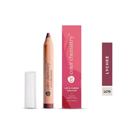 Color Chemistry Creamy Matte Finish Lip & Cheek Crayon  - 2.5 g - Lychee LC15-56
