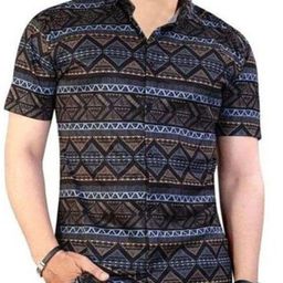 iCome Men Classic Printed Casual Shirt-image-56