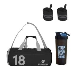 GROUPERS Printed Medium Foldable Sports or Gym Duffel Bag-image-89