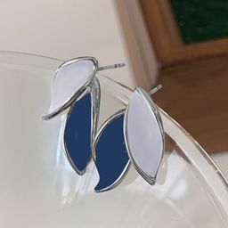 Krelin Silver Plated Leaf Shaped Studs image 5