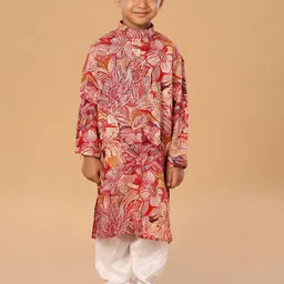 The Mini Trunk Boys Ethnic Motifs Printed Kurta with Trousers-54