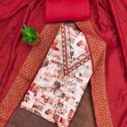 SAINOOR Embroidered Unstitched Dress Material-picture-26