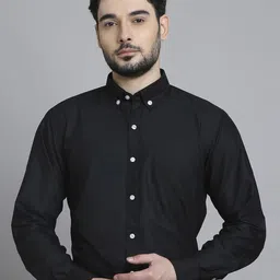 INVICTUS Men Premium Fit Solid Button-Down Collar Cotton Formal Shirt-image-53