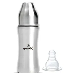 Speedex Silver-Toned Single Stainless Steel Water Bottle-23