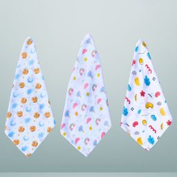 BAESD Pack Of 3 Printed Baby Wash Cloths-image-81