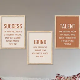 Motivational Wall Art With Frame Home Decor Wall Painting For Living Room Office Bedroom-image-37