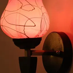 SOMIL Pink Glass Cylinder Wall Lamps-image-69