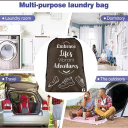Kuber Industries 9 Pcs Drawstring Shoe Bag image 3
