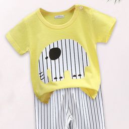 FOREVER FRIDAY Boys Printed Round Neck T-Shirt With Shorts-picture-20