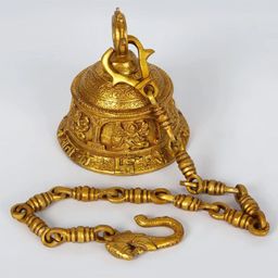 Exotic India Textured Pooja Hanging Bells-image-62