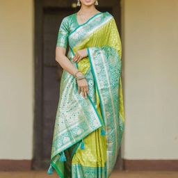 Visit Wear Woven Design Zari Banarasi Saree-image-43