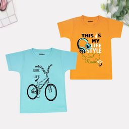 Billion Boys 2 Printed Bio Finish Applique T-shirt-image-74