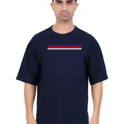 Moda Rapido Men Solid Round Neck Relaxed Fit T-shirt-image-91