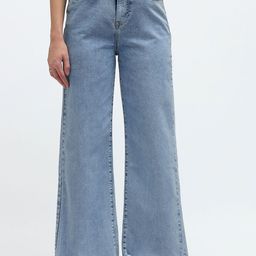 Flying Machine Women Wide Leg High-Rise Stretchable Jeans-image-25