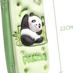 panda Pencil pouch Multipurpose Zipper Pencil pouch School StationeryBox Geometry Box-14