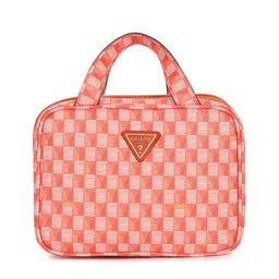GUESS Women Checked Bucket Handheld Bag-39