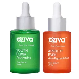 OZiva Set of Absolut Even Face Serum & Youth Elixir Face Serum - 30ml each-9