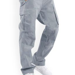 R.Code by The Roadster Life Co. High-Rise Cotton Regular Fit Cargo Trouser-image-8