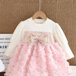YK Girls Embellished Fit & Flare Dress-picture-49
