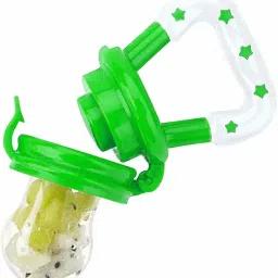 Silicone Food and Fruit Nibbler with Extra Silicone MESH ( green ) Feeder-image-8