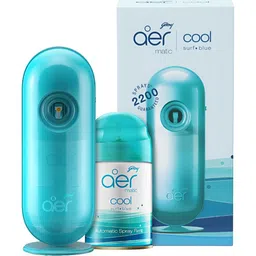 Godrej Aer Matic Kit Blue Cool Surf Automatic Air Freshener-image-11