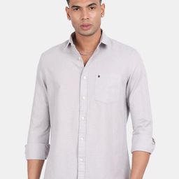 Blu MNKY Men Smart Slim Fit Casual Shirt-image-72