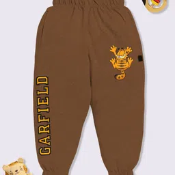 YK X Minute Mirth Boys Garfield Printed Cotton Joggers-image-57