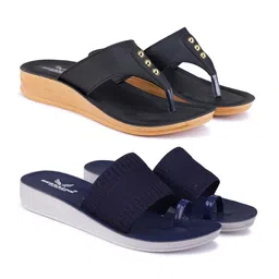 BERSACHE Women Ultra Soft Technology One Toe Flats-image-26