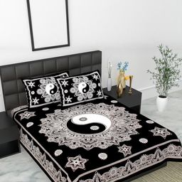 E Elma Unisex Black Bedsheets-image-88
