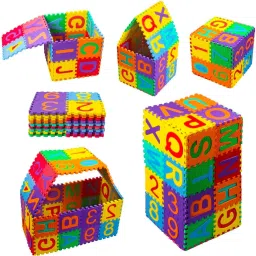 highseas Puzzle mat for Kids ABC Alphabet & Number Foam mats Building Blocks Learning Toy image 3